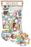(image for) Gingerbread Mice Stocking